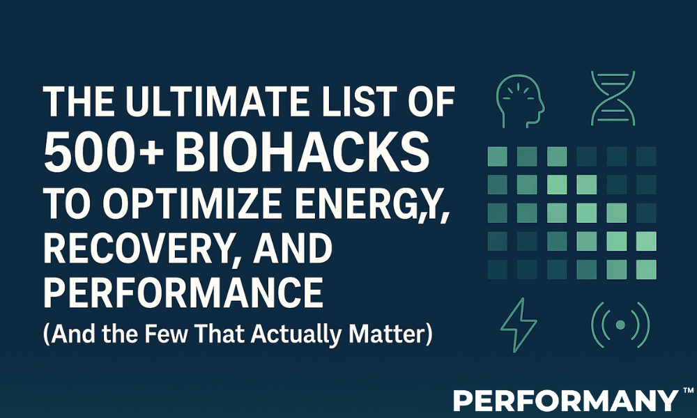 The Ultimate List of Biohacks